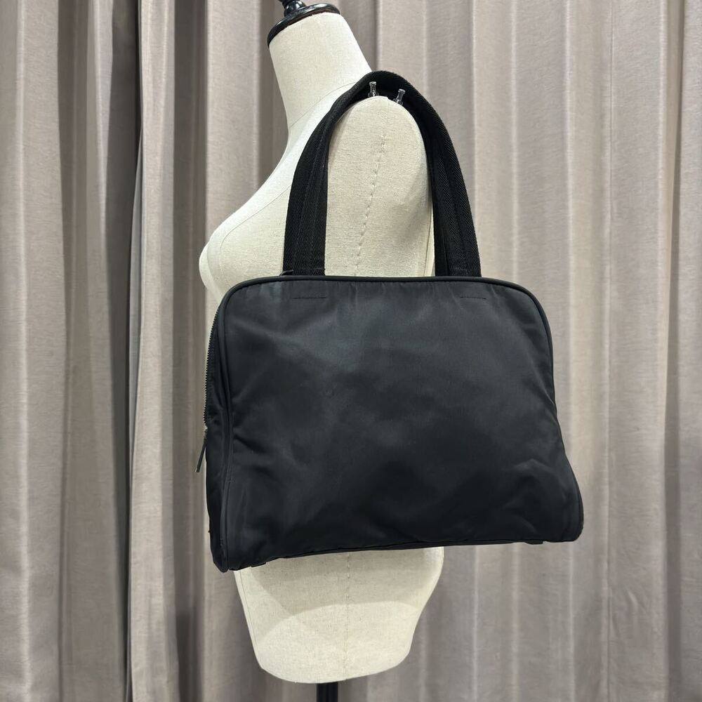 Prada Tessuto Top Handle Bag Black - Picture 3 of 10